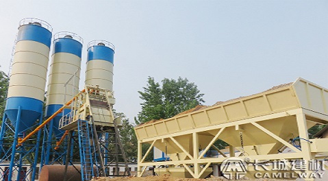 河南周口太康HZS50混凝土攪拌站