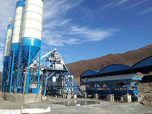 長城建機(jī)大型攪拌站出口老撾