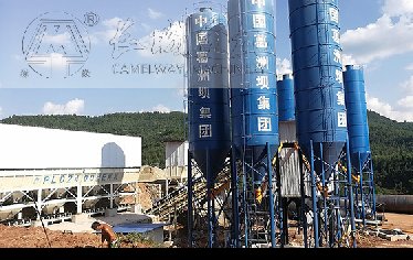 長城建機雙hzs90攪拌站葛洲壩集團巴萬意大利速項目完成施工交付