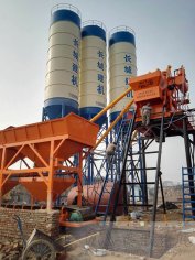 長城建機(jī)雙hzs50攪拌站參與四川達(dá)州公路建設(shè)