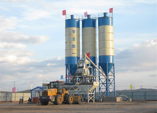 1500型強(qiáng)制混凝土攪拌站