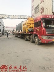 長(zhǎng)城建機(jī)hzs120工程混凝土攪拌站一路向西 只為西藏！