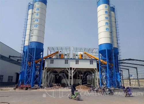 2臺(tái)hzs90攪拌站產(chǎn)能