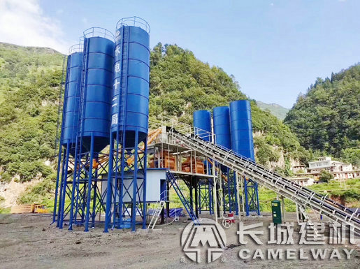 hzs90型攪拌站雙站