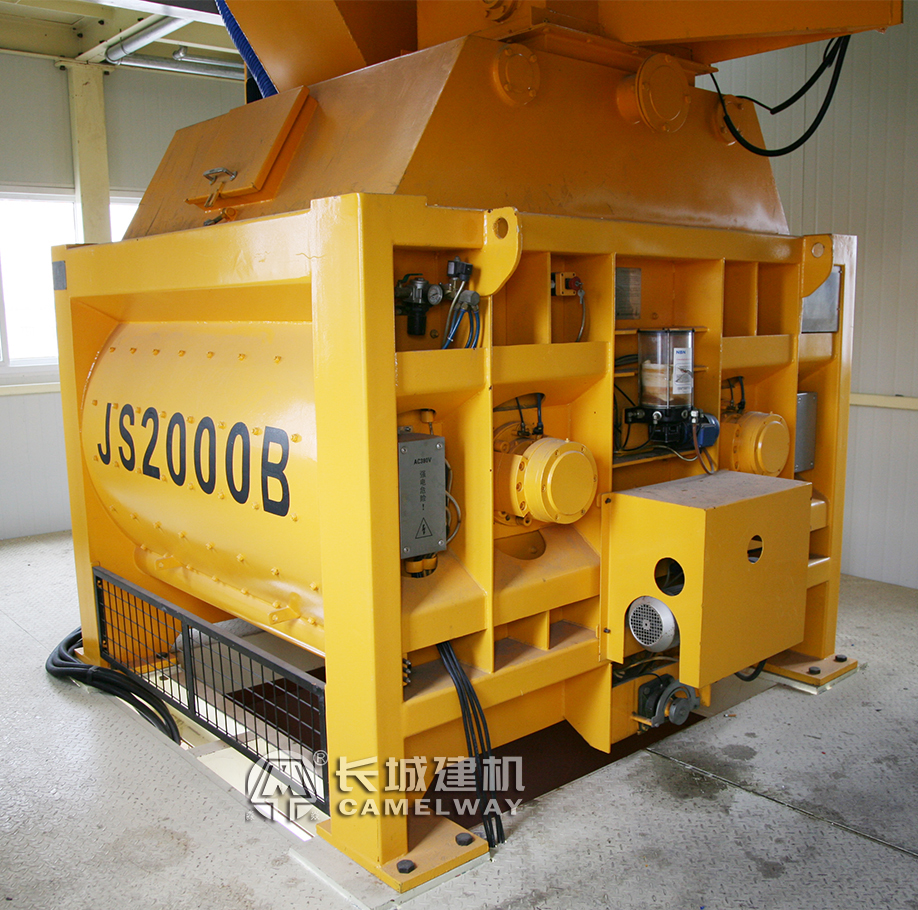 長城建機(jī)hzs120攪拌站強(qiáng)制式j(luò)s2000型攪拌機(jī)

