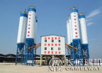 混凝土攪拌站占地面積，攪拌站布置方式
