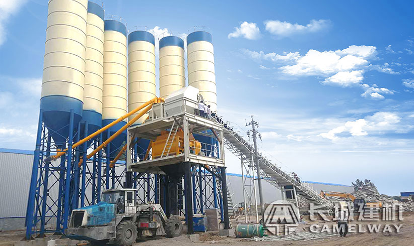 長城建機(jī)hzs240攪拌站案例圖
