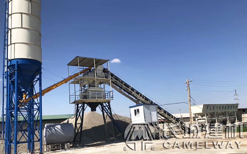 水泥混凝土攪拌站60型價(jià)格，1000方攪拌站組成系統(tǒng)