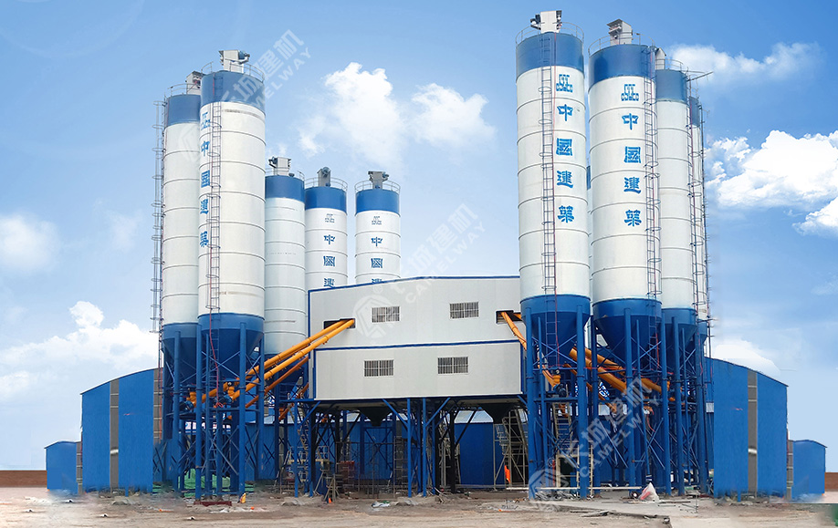 中國(guó)建筑高鐵雙150型攪拌站