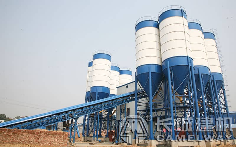 強制式180混凝土攪拌站