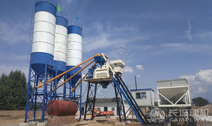 簡(jiǎn)易式HZS75混凝土攪拌站設(shè)備生產(chǎn)廠家